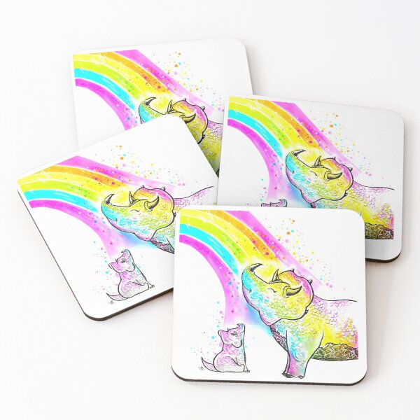 Item preview, Rainbow Dinosaurs designed and sold by ArtByShannon.