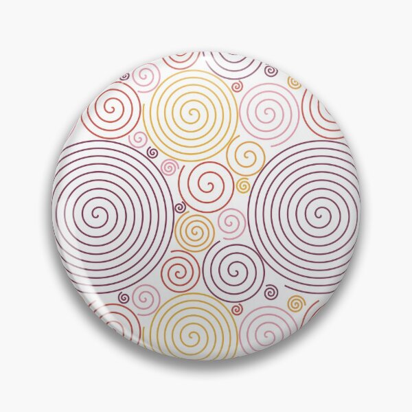 Item preview, Multicolor Simple Spirals Design 1 designed and sold by everything4eva.