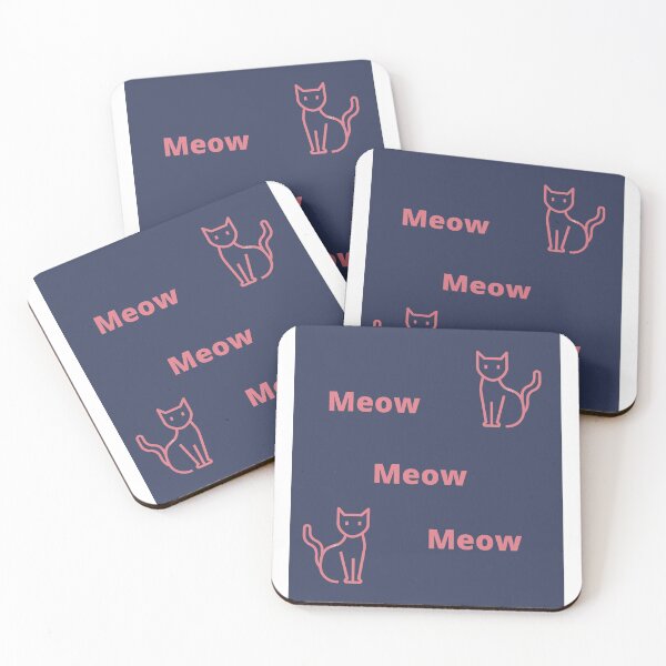 Item preview, Meow and cat print  designed and sold by DianaBoS.