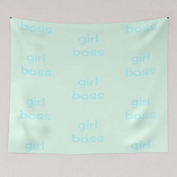 Item preview, Girl Boss Retro Blue designed and sold by art-by-harmonie.