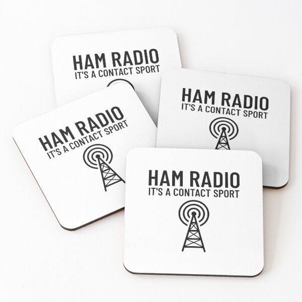 Item preview, Ham Radio Humor - It's a CONTACT Sport designed and sold by EstelleStar.