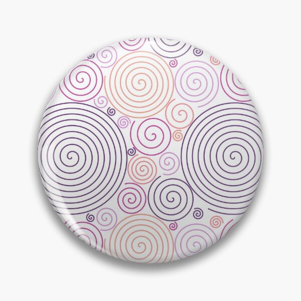 Item preview, Multicolor Simple Spirals Design 4 designed and sold by everything4eva.