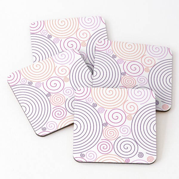 Item preview, Multicolor Simple Spirals Design 4 designed and sold by everything4eva.