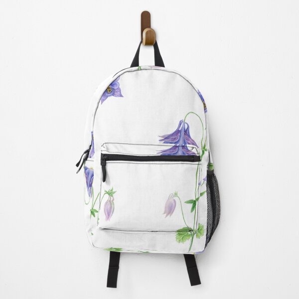 Item preview, Aquilegia, Columbine, Granny's Bonnet (with Bumblebee) designed and sold by Tamara Clark.