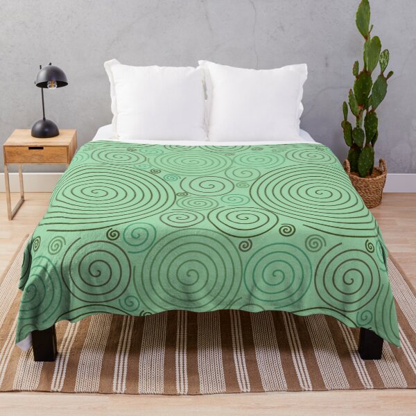Item preview, Turquoise Simple Spirals Design designed and sold by everything4eva.