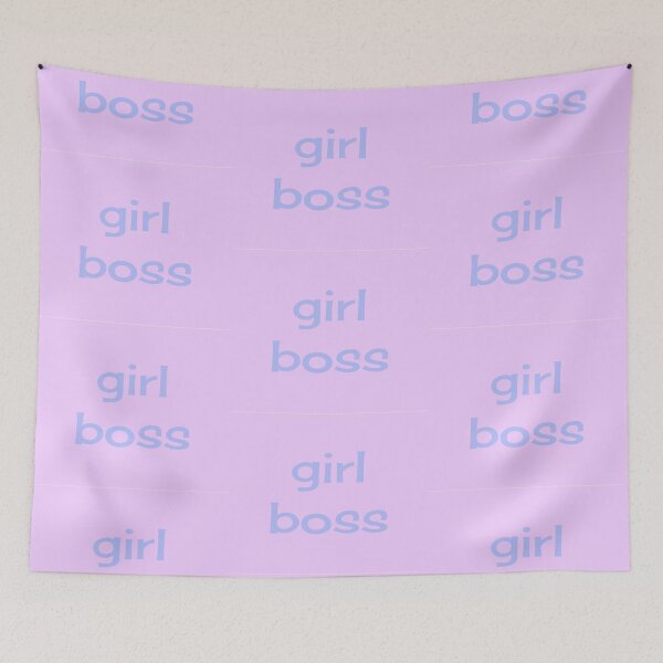 Item preview, Girl Boss Retro Purple Pink designed and sold by art-by-harmonie.