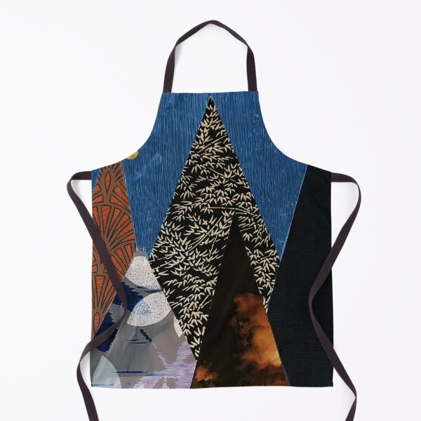 Item preview, Collage mountains fir trees winter designed and sold by Joie-et-Poesie.
