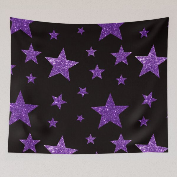Item preview, Purple Faux Glitter Stars designed and sold by Felicity-K.
