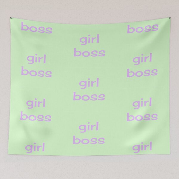 Item preview, Girl Boss Retro Purple Green designed and sold by art-by-harmonie.