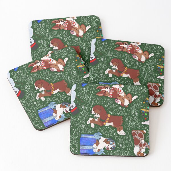 Item preview, Miniature American Shepherd Christmas Pattern designed and sold by StudioFlight.