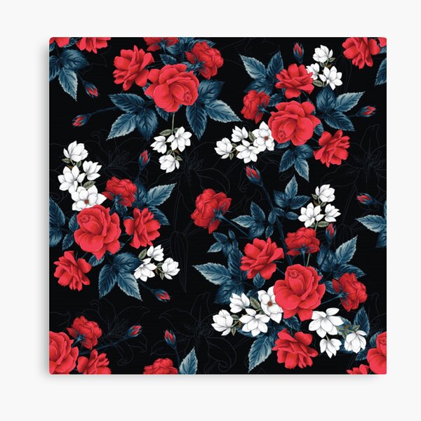 Item preview, Red rose flowers pattern designed and sold by Rakesh Murugan.
