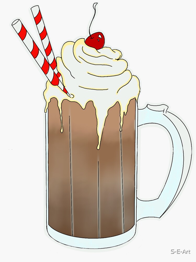 Root Beer Float Sticker Waterproof Vinyl Sticker Soda Sticker