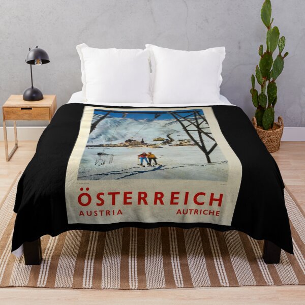 Artikelvorschau, retro classic Oesterreich poster entworfen und verkauft von CorasPosters.
