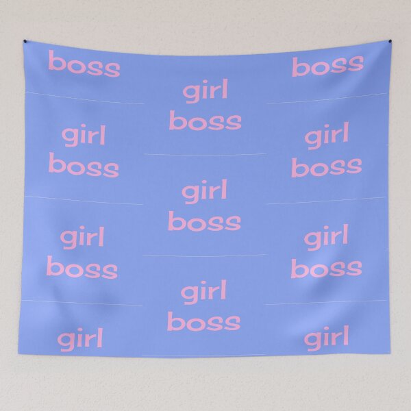 Item preview, Girl Boss Retro Pink Indigo designed and sold by art-by-harmonie.