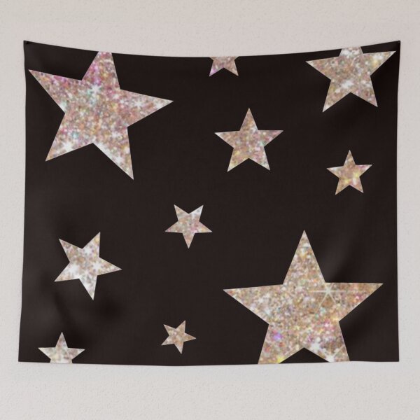 Item preview, Gold Faux Glitter Stars designed and sold by Felicity-K.