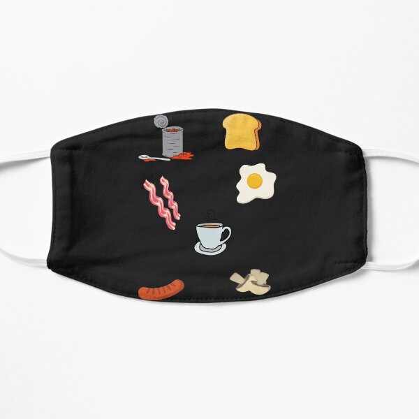 Full English Breakfast Sticker Pack Flat Mask