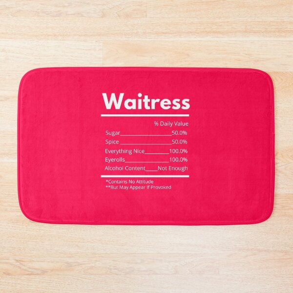 Item preview, waitress ingredients designed and sold by Hey-Nice-Shirt.