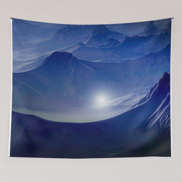 Item preview, Blue mountain and moonlight designed and sold by Fiona Shorts.