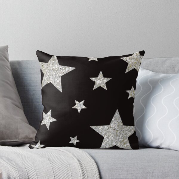 Item preview, Silver Faux Glitter Stars designed and sold by Felicity-K.