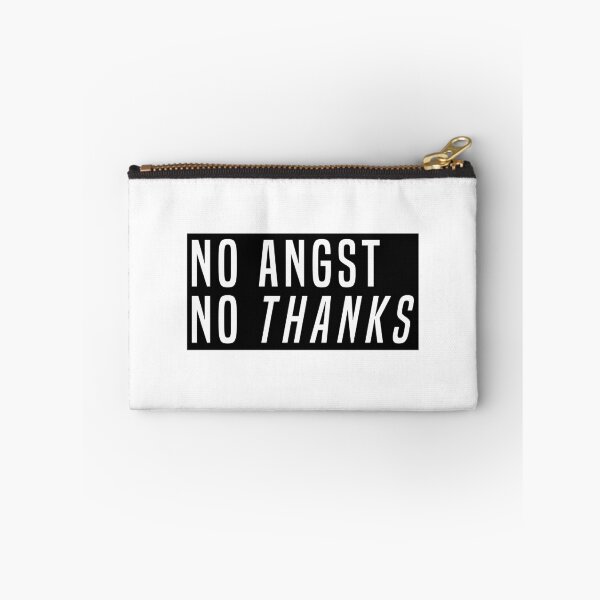 Item preview, No angst - No thanks - Black designed and sold by Vvarx.