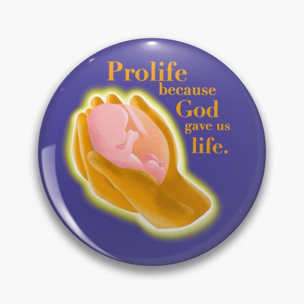 Item preview, Prolife because god gave us life designed and sold by CuteRepublicans.