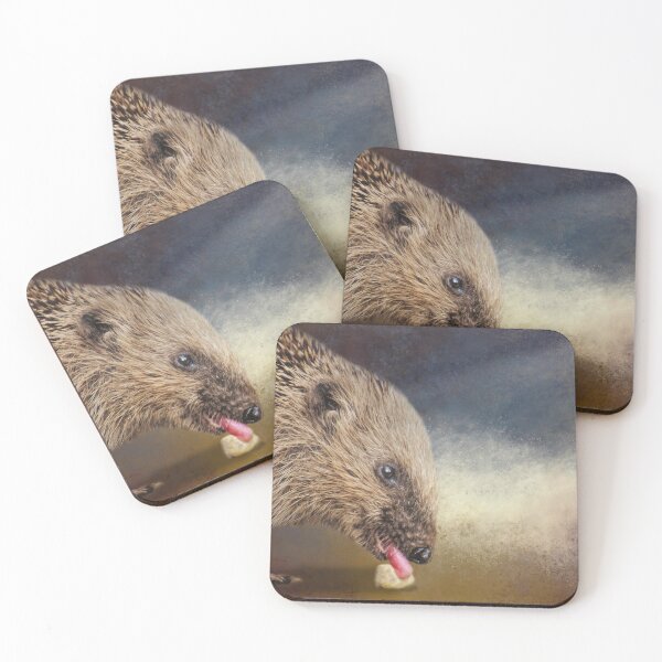 Item preview, Hedgehog Breakfast Three designed and sold by Elisabeth Lucas.