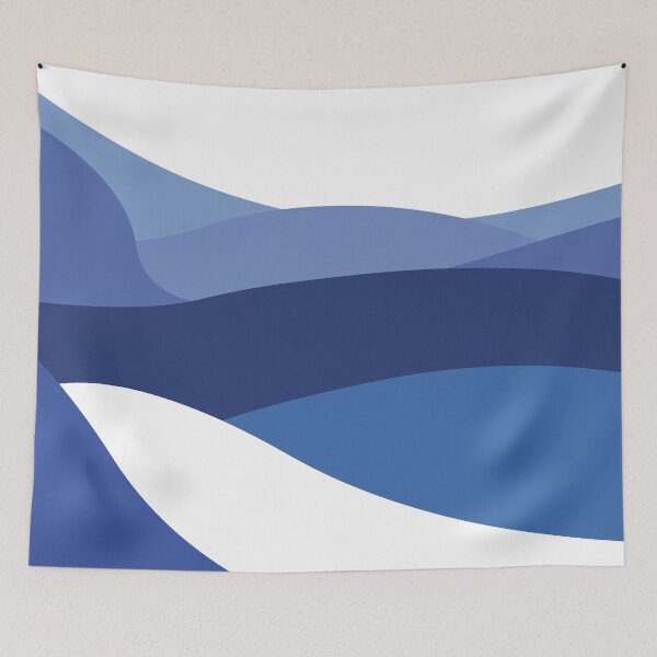 Item preview, Raging sea - abstract waves pattern designed and sold by Slampeetam.