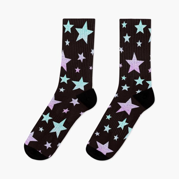 Item preview, Light Blue Purple Ombre Faux Glitter Stars designed and sold by Felicity-K.