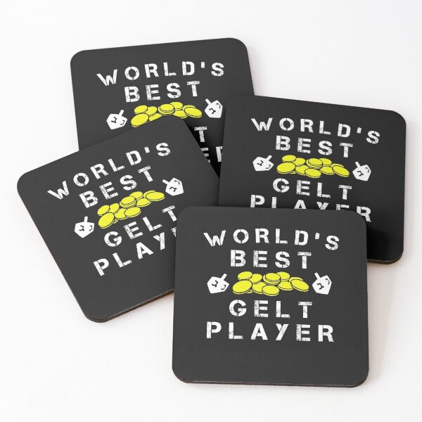 Item preview, World's Best Gelt Player- Hanukkah Dreidel Game designed and sold by SharpThreadZ.