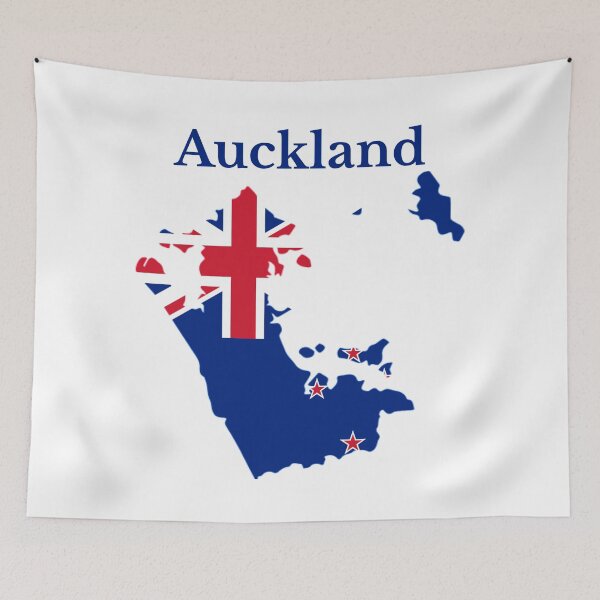 Artikelvorschau, Auckland Karte, Neuseeland Region. entworfen und verkauft von marosharaf.