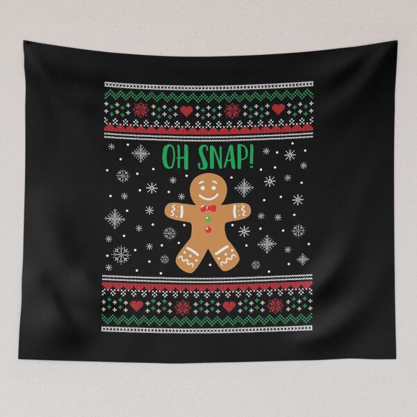 Item preview, Gingerbread Man Ugly Christmas Oh Snap! designed and sold by EstelleStar.