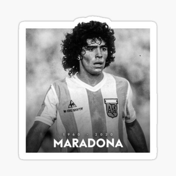 RIP diego maradona Pegatina