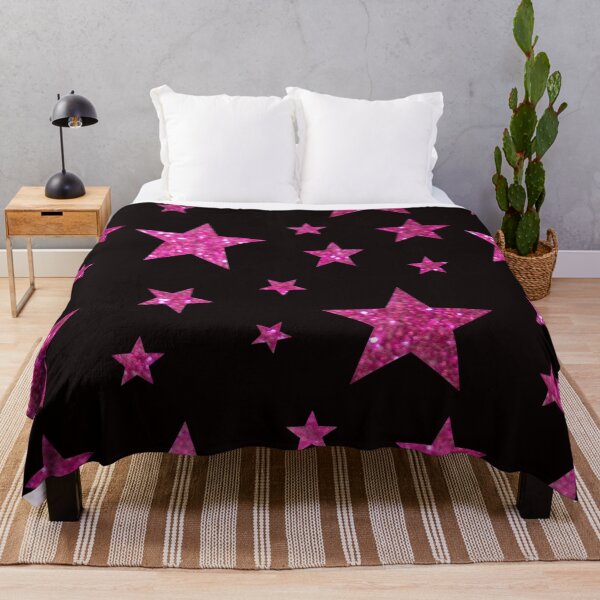 Item preview, Hot Pink Faux Glitter Stars designed and sold by Felicity-K.