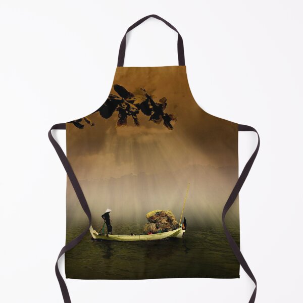 Item preview, A beautiful lake and boat designed and sold by Fiona Shorts.