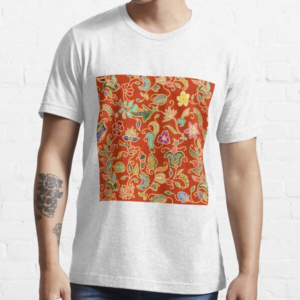 Bird Batik Style Essential T-Shirt for Sale by myrbpix