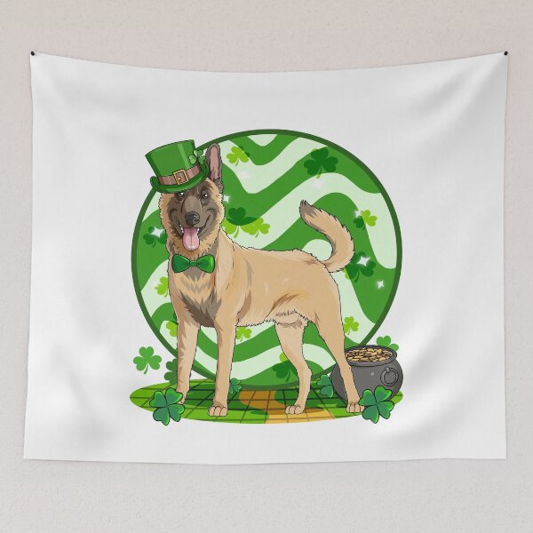 Item preview, Belgian Malinois Dog Irish Leprechaun St. Patricks Day  designed and sold by Nosek1ng.