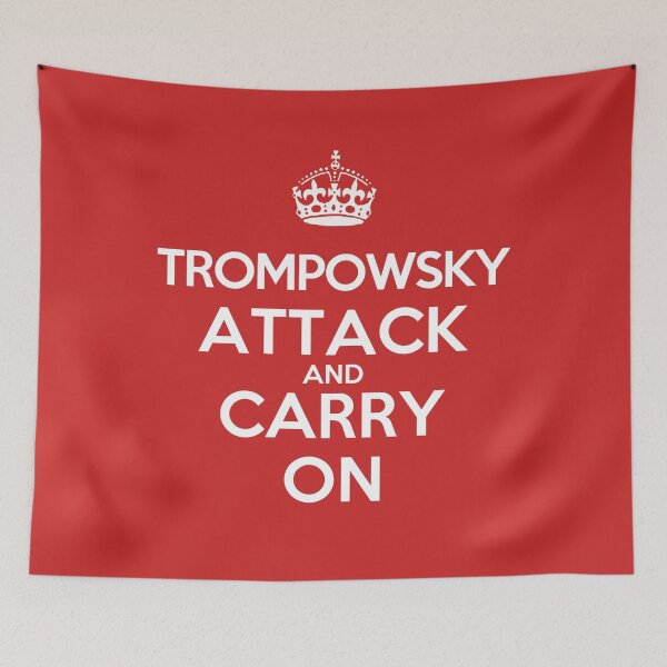 Item preview, Trompowsky Attack and Carry On - Chess opening T-Shirt designed and sold by edygun.