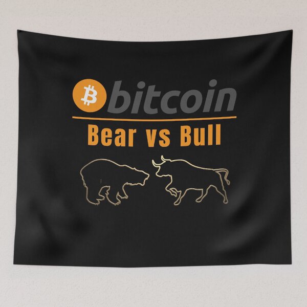 Item preview, Bitcoin Original - Bear vs Bull designed and sold by Cryptohaven.