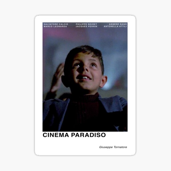 Cinema Paradiso Sticker for Sale by PuzzleBuzz