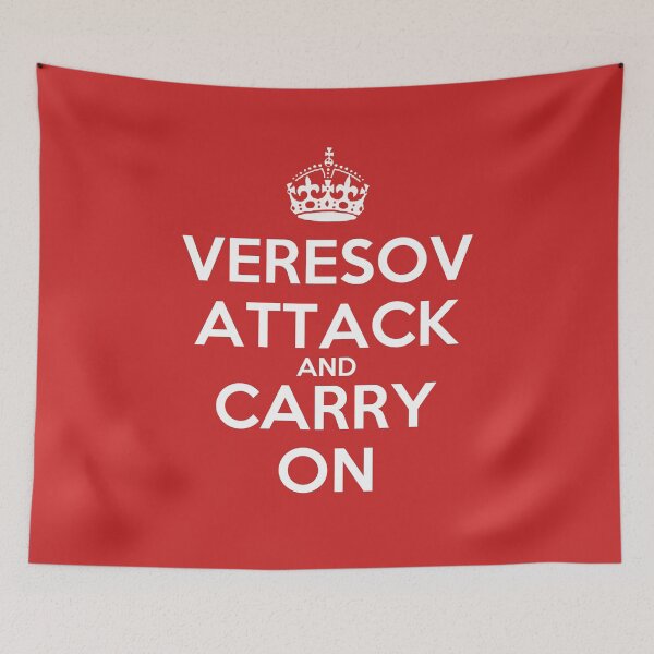 Item preview, Veresov Attack and Carry On - Chess opening T-Shirt designed and sold by edygun.