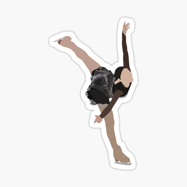 Item preview, Figure Skater Yuna Kim (spiral) designed and sold by dancerstickers.