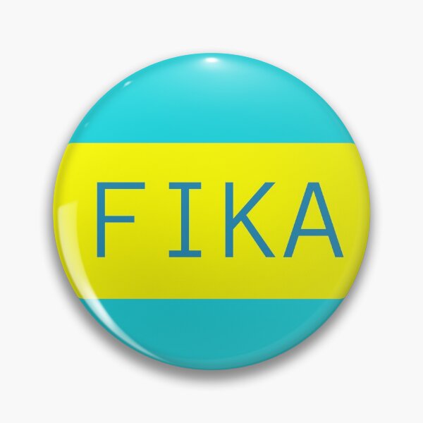 Item preview, Fika Logo - Swedish Social Coffee Break   4/4 designed and sold by TheVine.