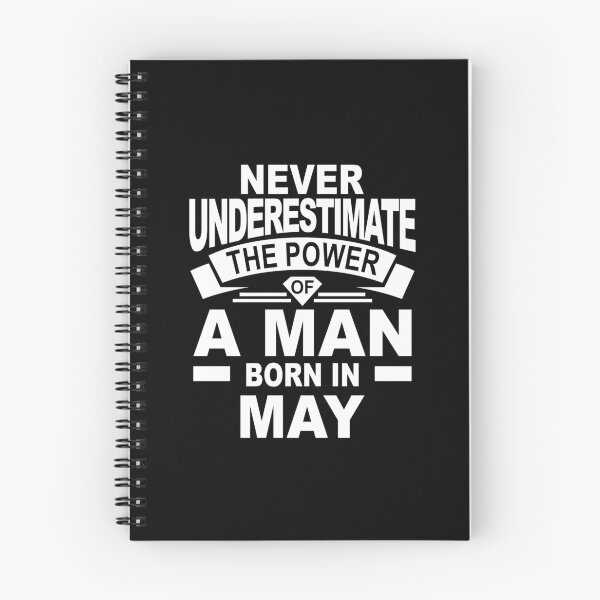 Item preview,  never underestimate the power of a man born in may designed and sold by PUNCH ME IN SHOP.