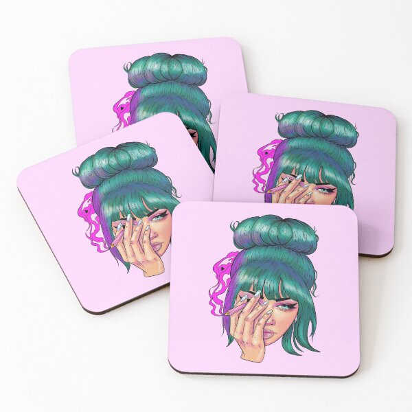 Item preview, Stoner Girl | Pink Smoke designed and sold by Meowgress.