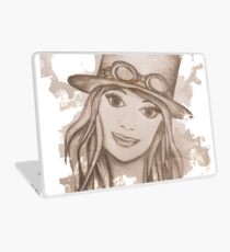 Steampunk Girl Laptop Skin