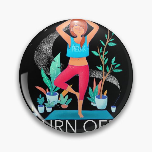 Item preview, I DO YOGA TO BURN OFF THE CRAZY Cool t shirt designed and sold by Gavan01.