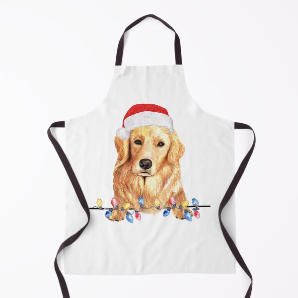 Item preview, Golden Retriever Christmas Lights Dog Owner Gift designed and sold by StickerArtwork.