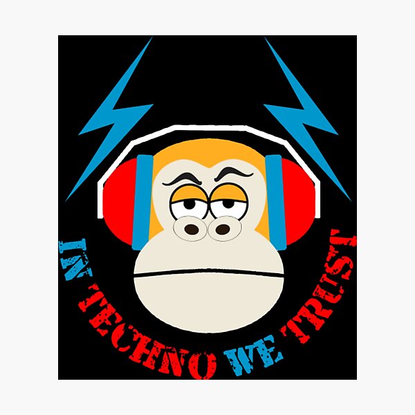 Item preview, In Techno We Trust  designed and sold by GarciaSharkey.