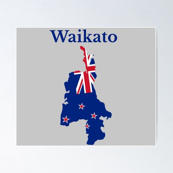 Item preview, Waikato Map , New Zealand Region. designed and sold by marosharaf.