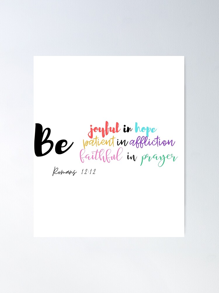 Girls Leggings - Be Joyful in Hope - Romans 12:12 –